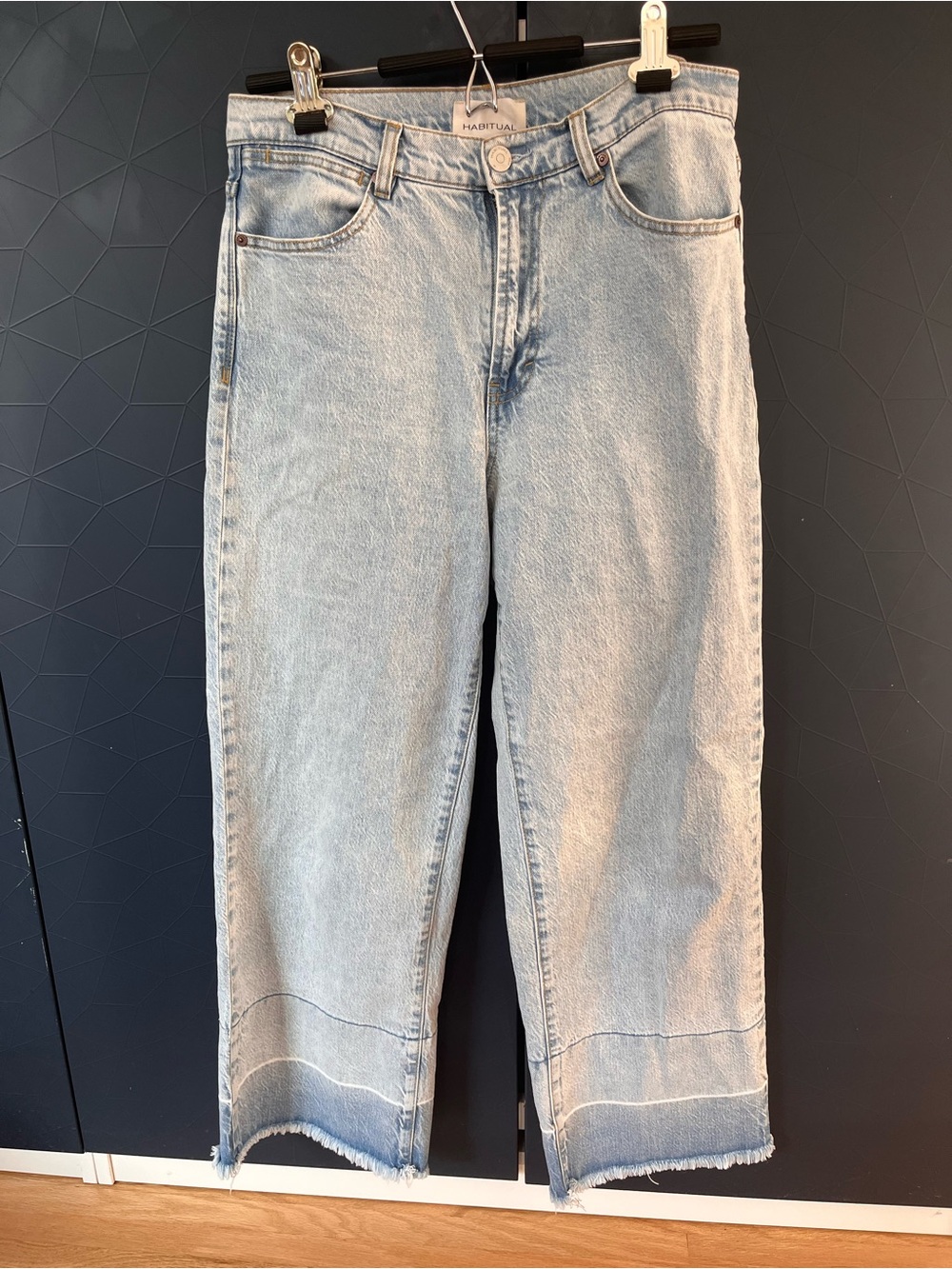 Habitual Light Blue Denim Jeans with Contrast Stitching